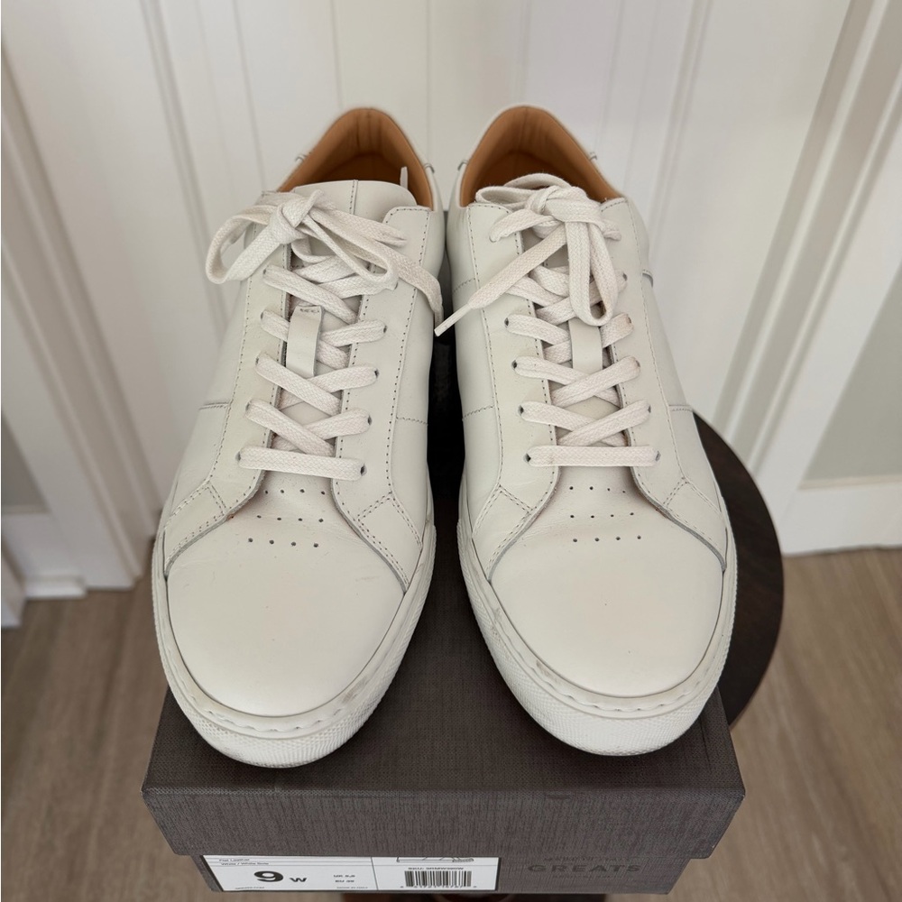 GREATS Royale white leather women's shoes size 9